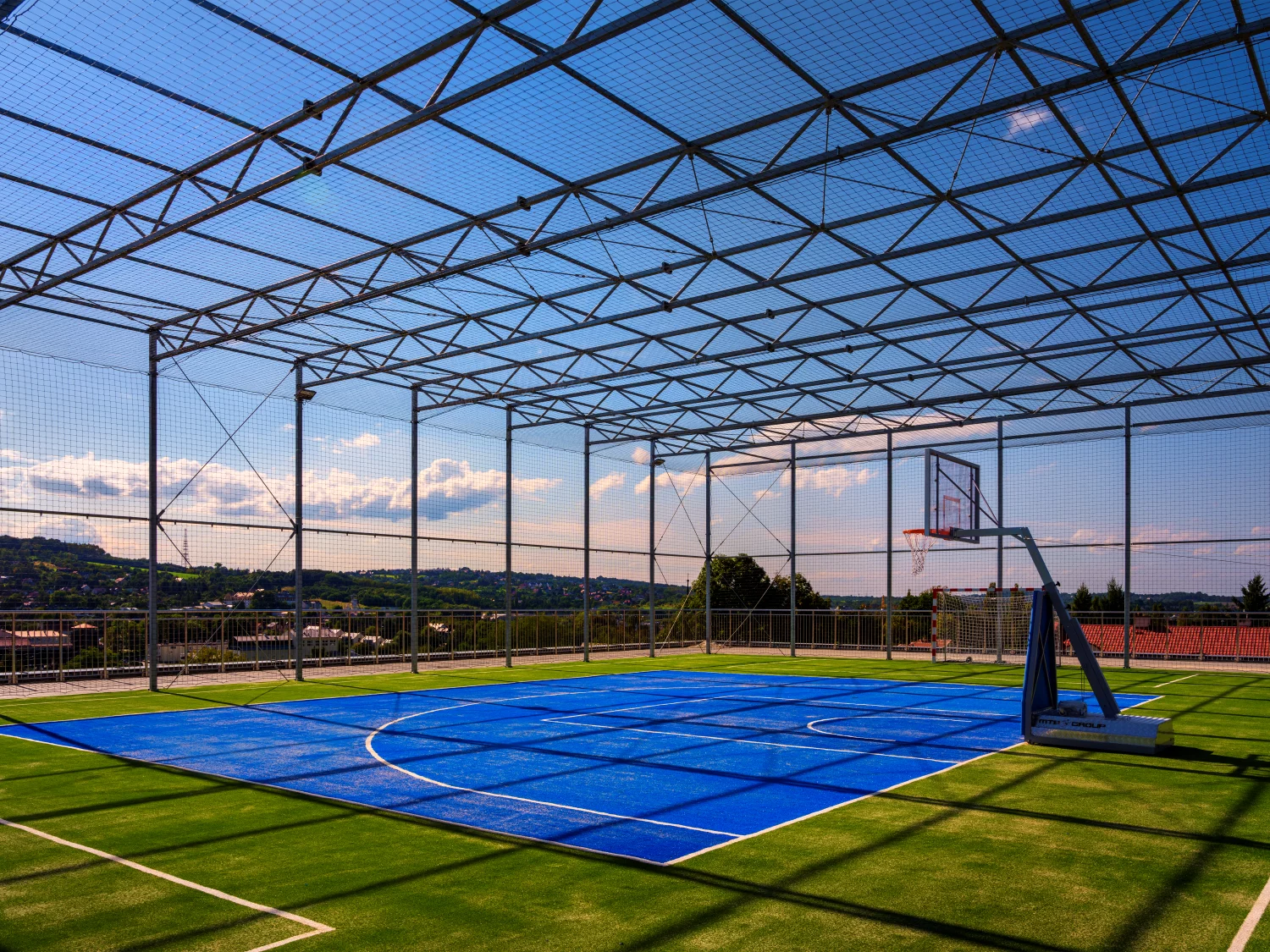 Architectural plan and client discussion